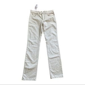 Lacoste NWT Beige Mid Rise Straight Leg Pants Sz 8